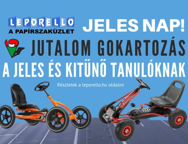 Még lehet jelentkezni! – Jutalom gokartozás a jeles és kitűnő tanulóknak Nyíregyházán