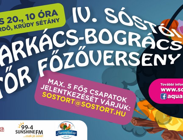IV. Sóstói Barkács-Bogrács Amatőr Főzőverseny – Szombaton irány Sóstó!