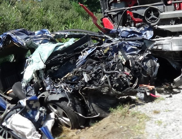 Megrázó! – Helyszíni felvételek az Újfehértónál történt halálos balesetből