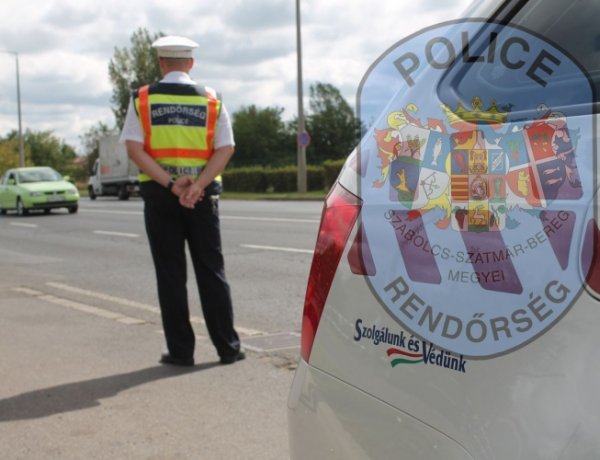 Közlekedésbiztonsági ellenőrzés Nyíregyházán – Öt ittas sofőrt kaptak el