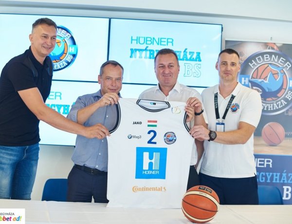 Névszponzor - mostantól Hübner-Nyíregyháza BS a kosárcsapat neve! 