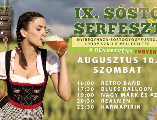 IX. SóstóserFeszt - Igazi nyári program Sóstón, a Krúdy szálló melletti téren
