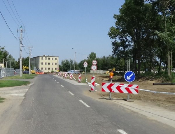 Zajlanak a 36-os főút körforgalmának építési munkálatai, forgalomkorlátozás van érvényben