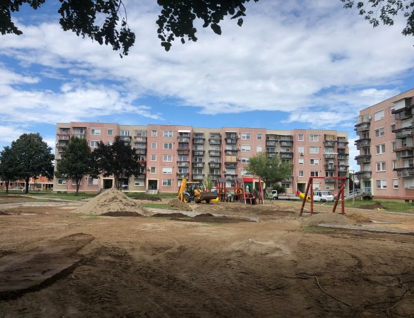 Itt épül Nyíregyháza századik játszótere – Már javában zajlanak a munkálatok! 