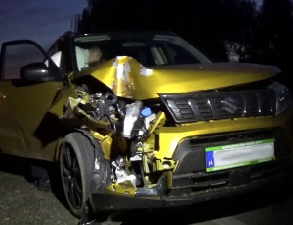 Karambol a 4-es számú főútvonalon, Nyírpazonynál: jelentős az anyagi kár