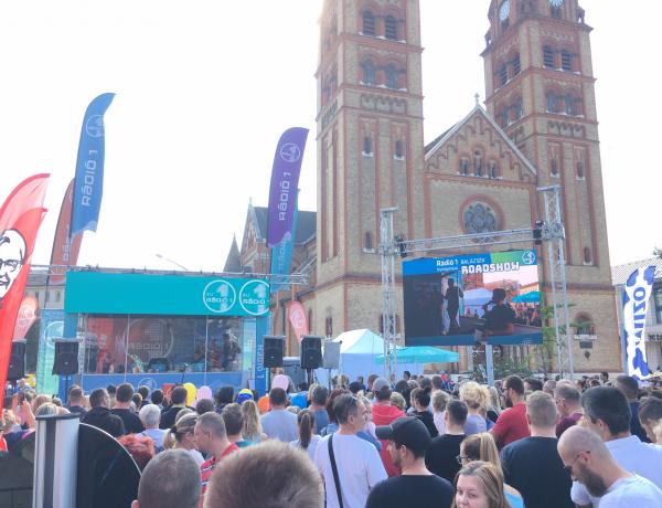 Sebestyén Balázs szerint sokat fejlődött Nyíregyháza – Roadshow volt ma a Kossuth téren 