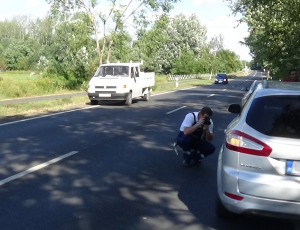 Baleset történt Kőlapos külterületén, a 4-es számú főútvonalon, hétfő délután
