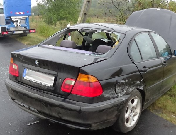 Baleset történt csütörtök reggel Nagykálló és Kállósemjén között, jelentős az anyagi kár