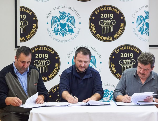 Hármas együttműködési megállapodást írtak alá csütörtökön a Jósa András Múzeumban
