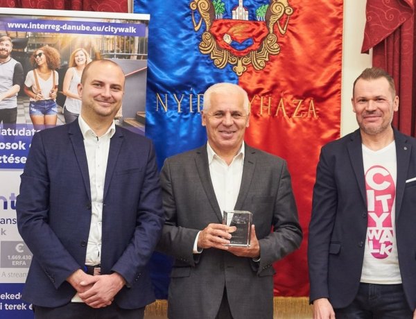 RegioStars díjat nyert a CityWalk projekt, amelyben Nyíregyháza vezető szerepet töltött be