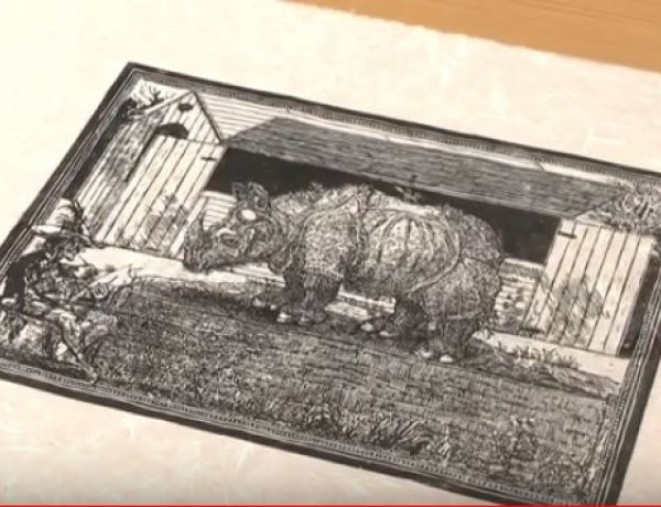 Fametsző grafikusok - Szepessy Béla által szervezett és vezetett művészkör kiállítása 