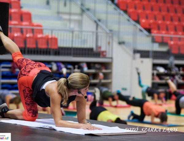 A közös mozgás erőt ad - Béres Alexandra alaposan megmozgatta a nyíregyháziakat