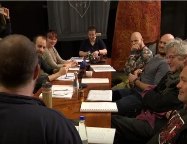 Újabb kamara előadás olvasópróbáját tartották a Móricz Zsigmond Színházban