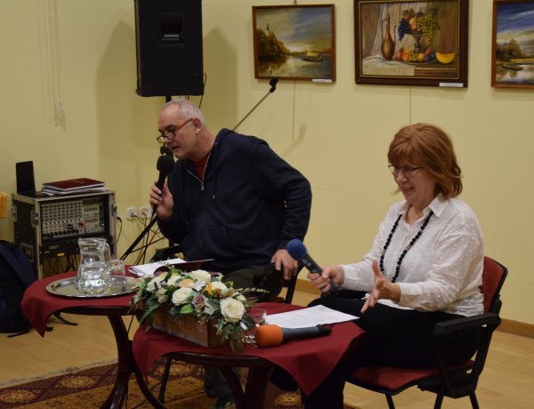 Darvasi László József Attila-díjas író mutatta be legújabb könyvét a könyvtárban