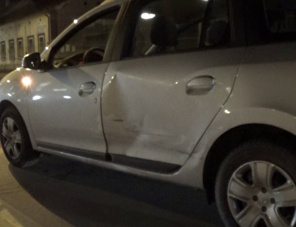 Baleset történt hétfőn este Nyíregyházán a Bethlen Gábor utcán