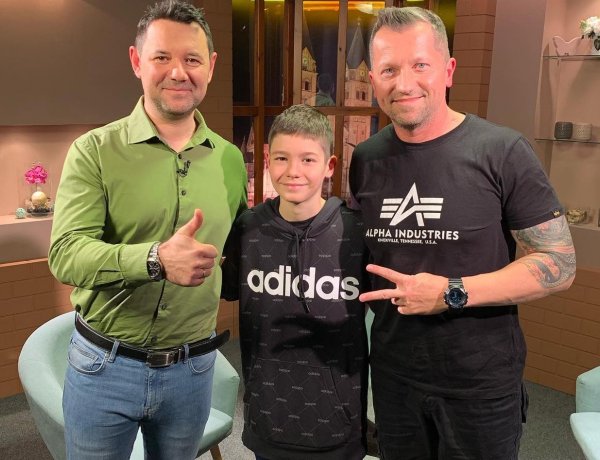 Sunday Challenge – Horváth Péter kisfiával érkezett a Nyíregyházi TV stúdiójába