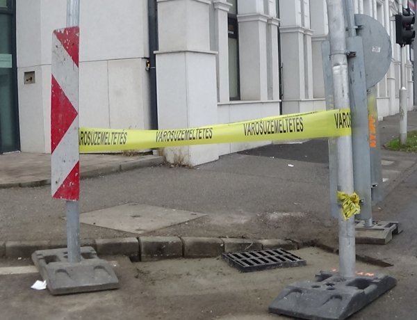 Közmű-helyreállítási munkálatok: fokozott figyelemmel közlekedjenek!