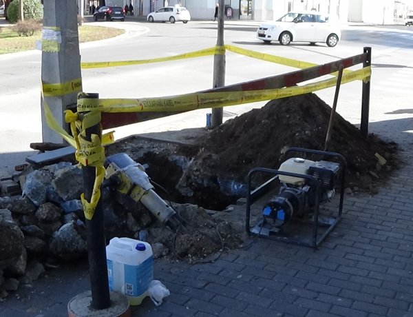 Forgalomkorlátozás a Luther utcán – A gyalogos és a közúti forgalmat is érintik a munkák