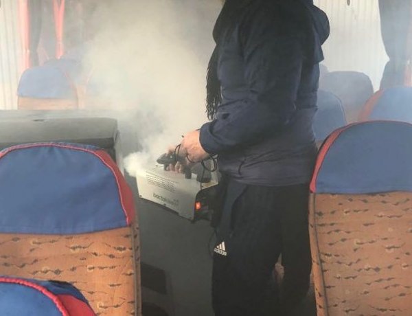 Fertőtlenítik az autóbuszokat - A Révész Cégcsoport járművei speciális kezelést kaptak