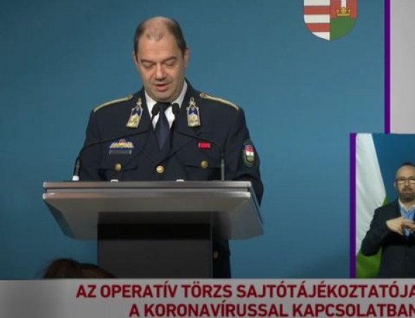 ÉLŐ: a koronavírussal kapcsolatban tájékoztat az operatív törzs