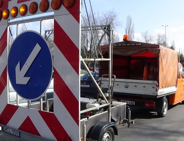 Megkezdte a tavaszi kátyúzási munkálatait a Magyar Közút – A Ferenc körúton dolgoztak