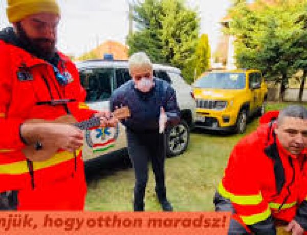 Internetes videóban mondtak köszönetet a mentősök – Köszönet az 'otthonmaradóknak'
