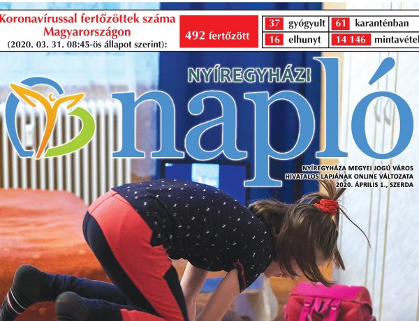 Otthon készülnek a Szpari labdarúgói! Olvassa a szerdai Nyíregyházi Naplót, digitálisan!