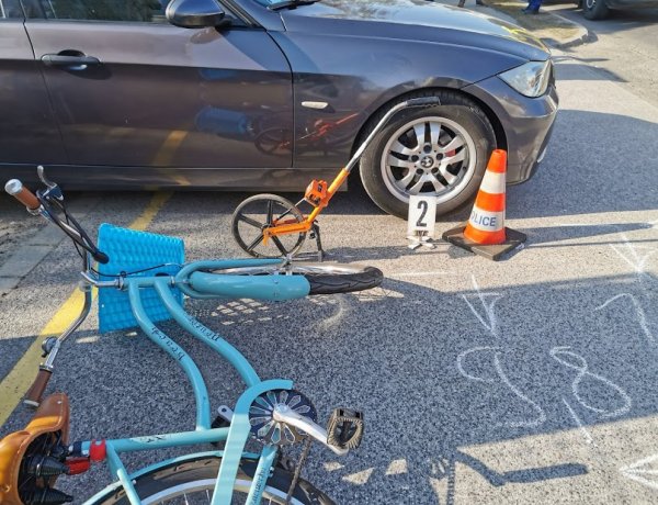 Kerékpáros baleset a Vasgyár utcán - Kórházba kellett szállítani a sérültet