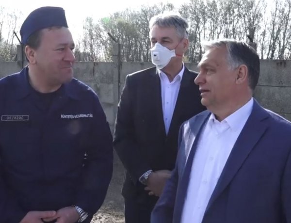 Európa legmodernebb mobil járványkórházát kereste fel Orbán Viktor