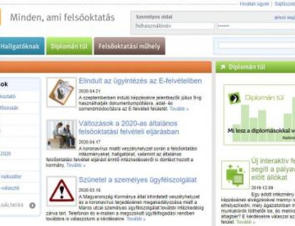 Rendhagyó körülmények között, de zajlik a munka a felsőoktatásban