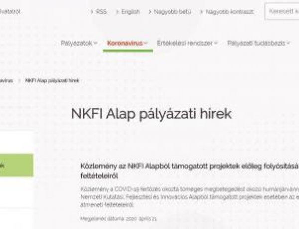 Rugalmas előlegkifizetés segíti a teljes hazai innovációs környezetet