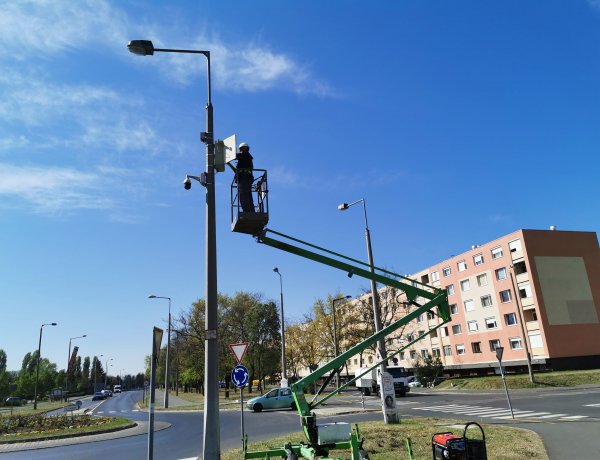 Térfigyelő kamerák - Ellenőrzik az állapotukat Nyíregyháza több pontján