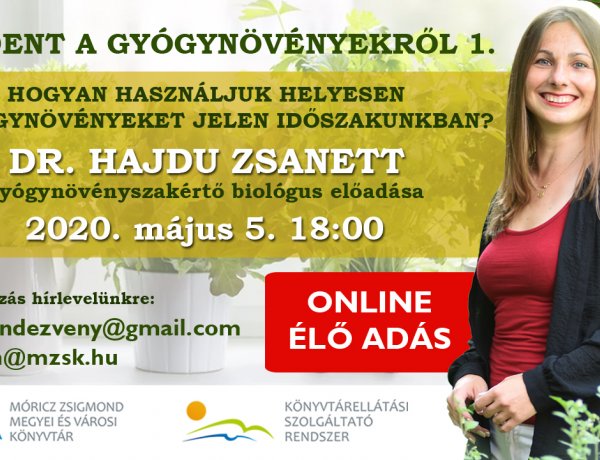 Mindent a gyógynövényekről – Indul a könyvtár online előadássorozata