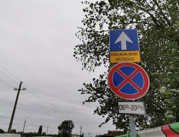 Változott a forgalmi rend a KGST Piacnál - Egyirányú lett az út