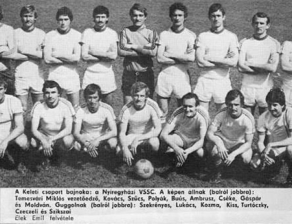 Pontosan negyven éve jutott fel a Nyíregyháza először az élvonalba