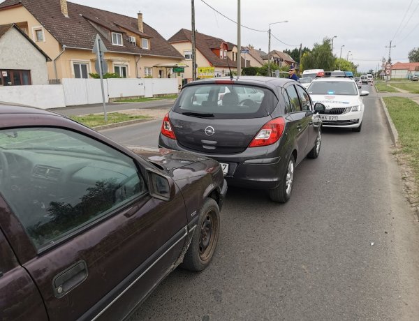 Hármas karambol történt a Kállói úton, jelentős az anyagi kár