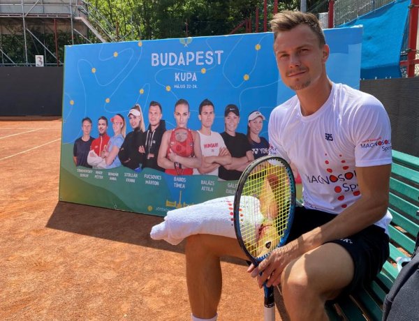 Újra tenisz - Győzelemmel kezdett Fucsovics Márton a Budapest-kupán