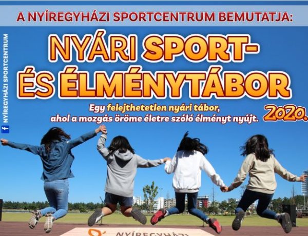 Sport- és élménytáborokat szervez nyáron a Sportcentrum a 6-12 éves korosztály részére