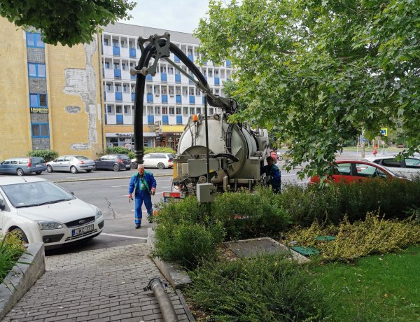 A sávházhoz szennyvíz duguláshoz riasztották a Nyírségvíz Zrt. szakembereit