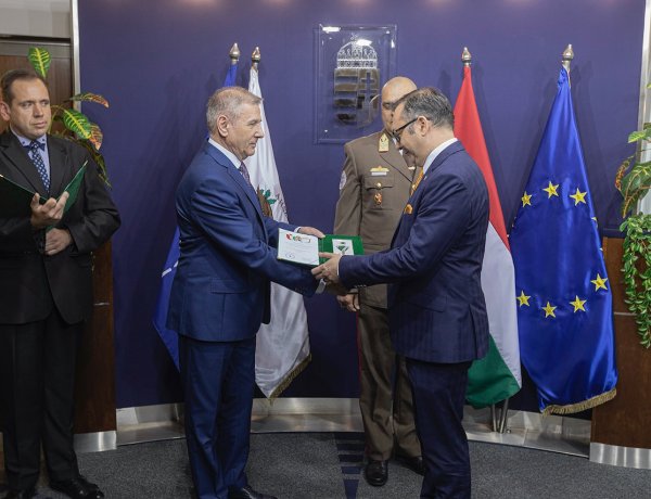 Honvédelemért Kitüntető Cím első fokozatát vehette át Román István