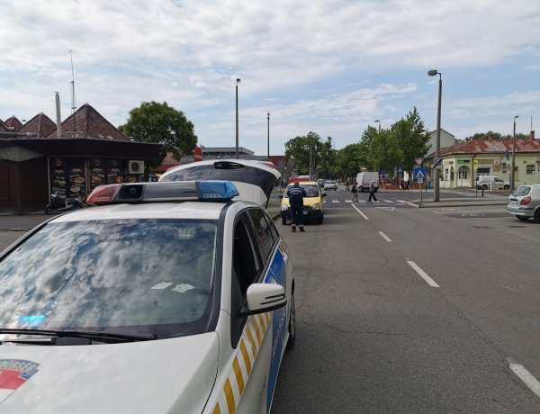 Baleset történt a Búza téren szerda délelőtt, személyi sérülés nem történt