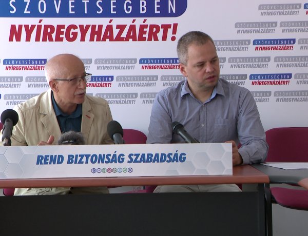A közgyűlés után szervezett sajtótájékoztatót a Szövetségben Nyíregyházért