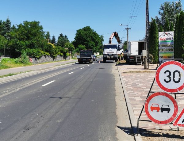Kábelfektetés a Korányin - Forgalomkorlátozásra kell számítani