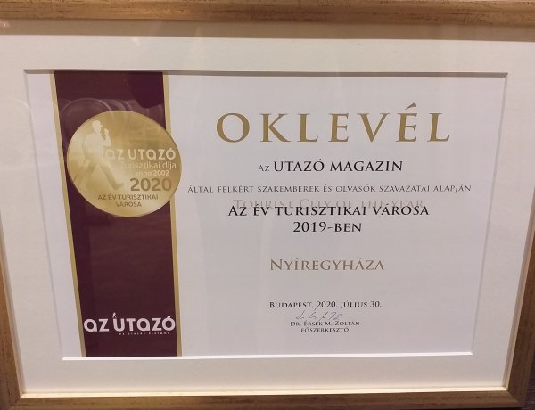 Hatalmas elismerés! – Nyíregyháza lett az év turisztikai városa