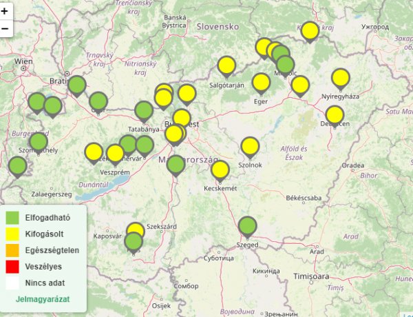 Sok településen ismét magas az ózonkoncentráció - Nyíregyházán is