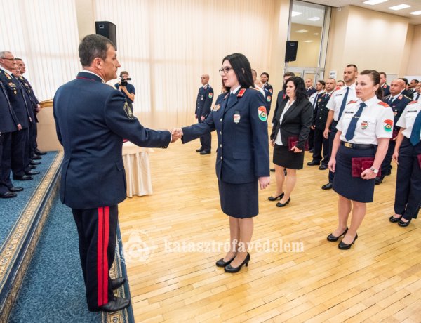 Elsőtiszti kinevezések az Országos Katasztrófavédelmi Főigazgatóságon
