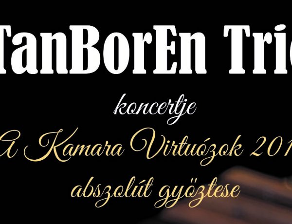 TanBorEn Trió koncert a Kállay Gyűjteményben szeptember 12-én
