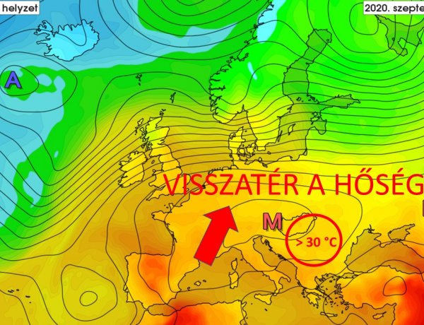 Visszatér a hőség, nem kizárt, hogy 33 foknál is melegebb lesz