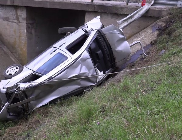 Baleset történt Dombrád külterületén                        