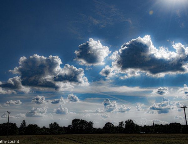 Rövid volt az átmeneti derű, egyre több helyen várható zápor, zivatar